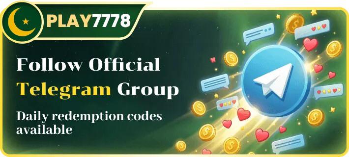 follow official telegram group